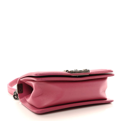 Chanel Galuchat Stingray Small Boy Flap Pink 4 of 10