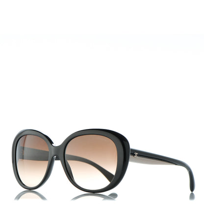 Chanel Signature Oval Sunglasses 5312 Black 1 of 8