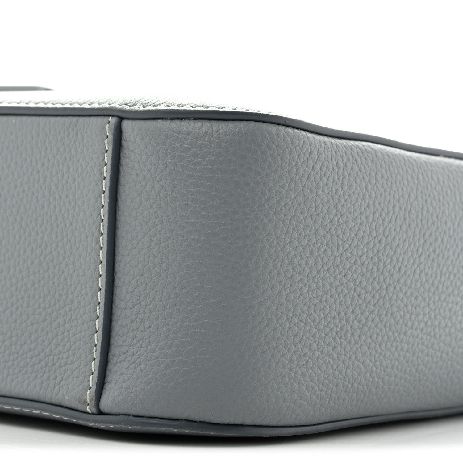 Christian Dior Grained Calfskin Large Saddle Messenger Bag Deep Grey 10 of 12