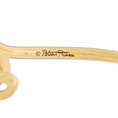 Tiffany 18K Yellow Gold Paloma's Graffiti Love Ring 61 9.5 4 of 6