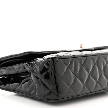 Chanel Patent Quilted Medium Double Flap Black 9 of 10
