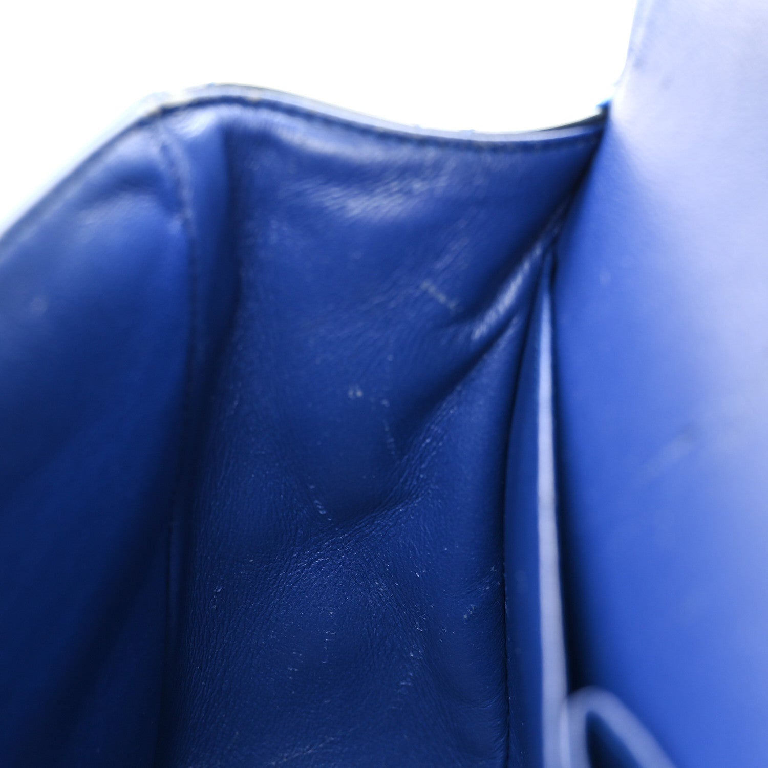 Chanel Patent Quilted Jumbo Double Flap Blue 17 of 20