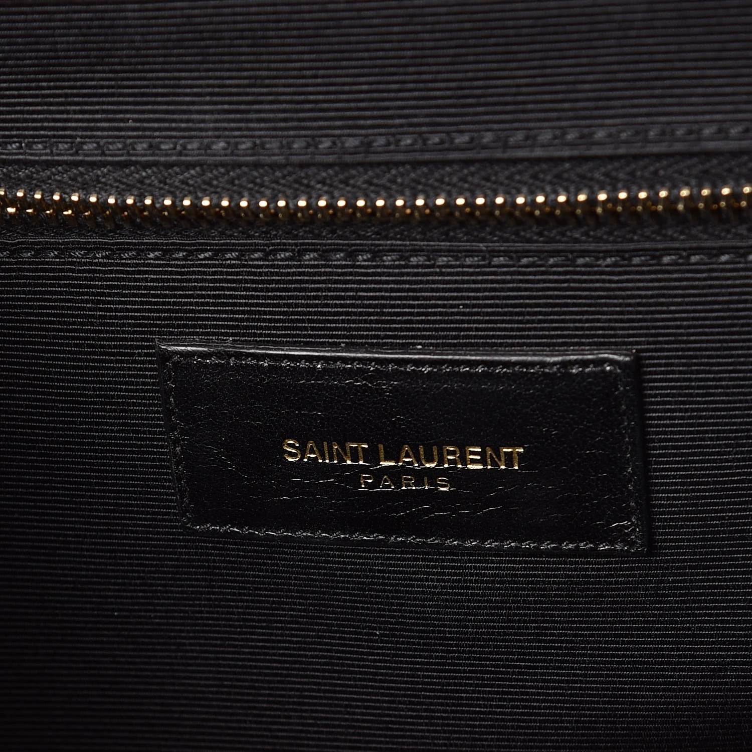 Saint Laurent Grain De Poudre Matelasse Chevron Large Monogram Satchel Lipstick Red 6 of 7
