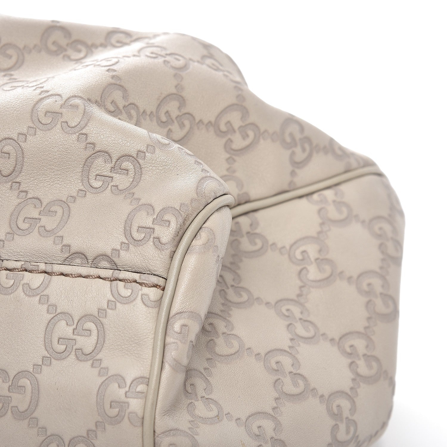 Gucci Guccissima Medium Sukey Tote Mystic White 8 of 13