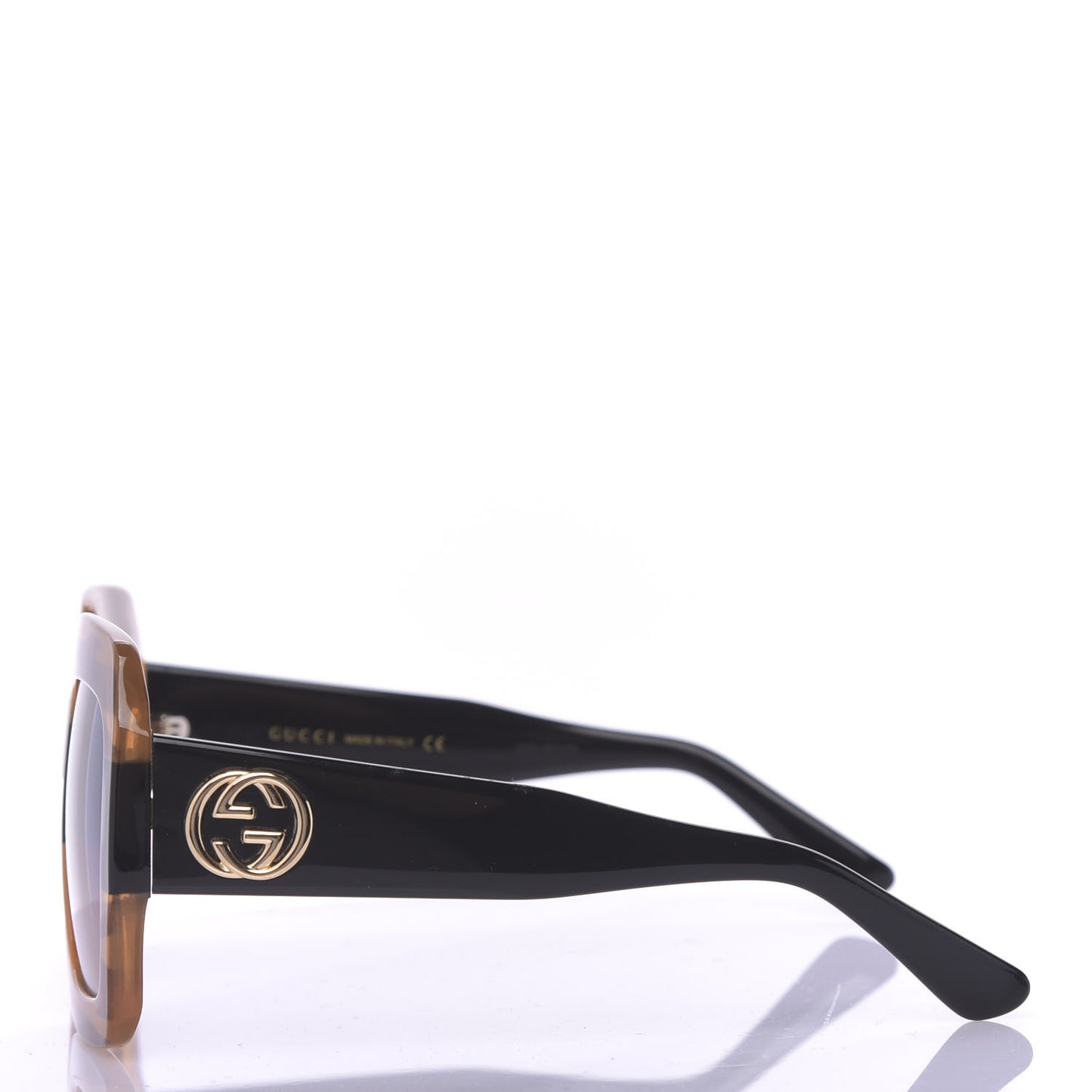 Square Frame GG0178S Sunglasses Havana