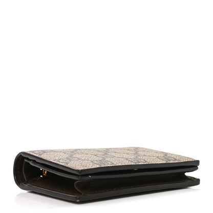 Gucci GG Supreme Monogram Card Case Beige 4 of 7