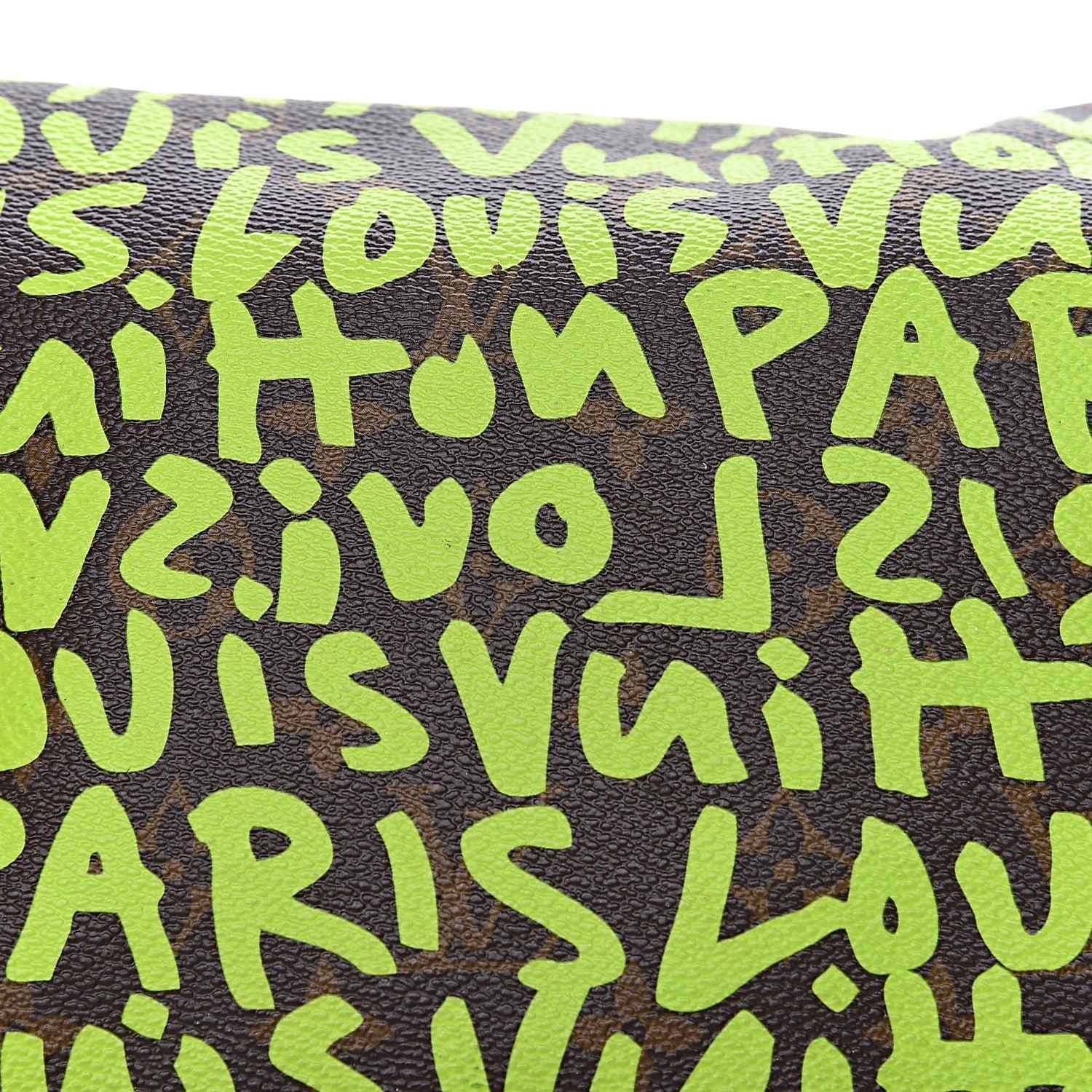 Louis Vuitton Monogram Graffiti Speedy 30 Green 15 of 16