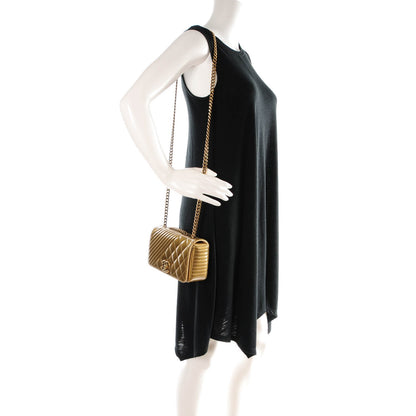 Chanel Patent Quilted Small Coco Boy Flap Gold 2 of 7