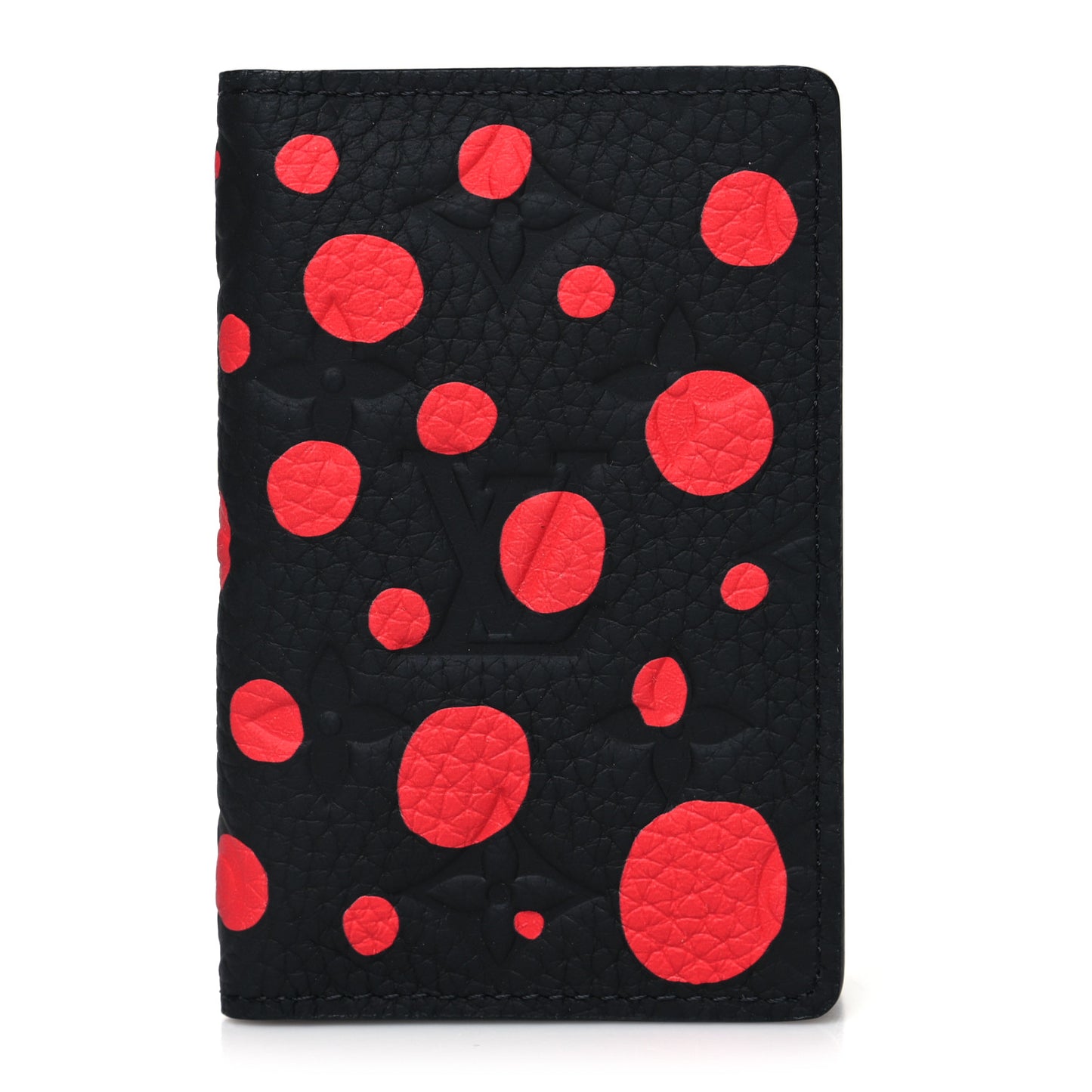 LV X YK Empreinte Pocket Organizer Black Red