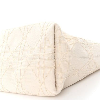 Christian Dior Cotton Pibiones Woven Macrocannage Medium Toujours Beige 9 of 9