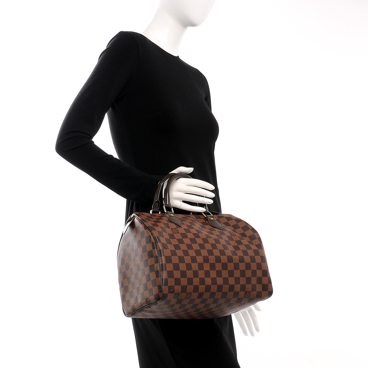 Louis Vuitton Damier Ebene Speedy 30 2 of 7