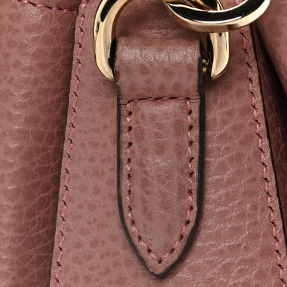 Gucci Dollar Calfskin Interlocking G Top Handle Shoulder Bag Soft Pink 20 of 20
