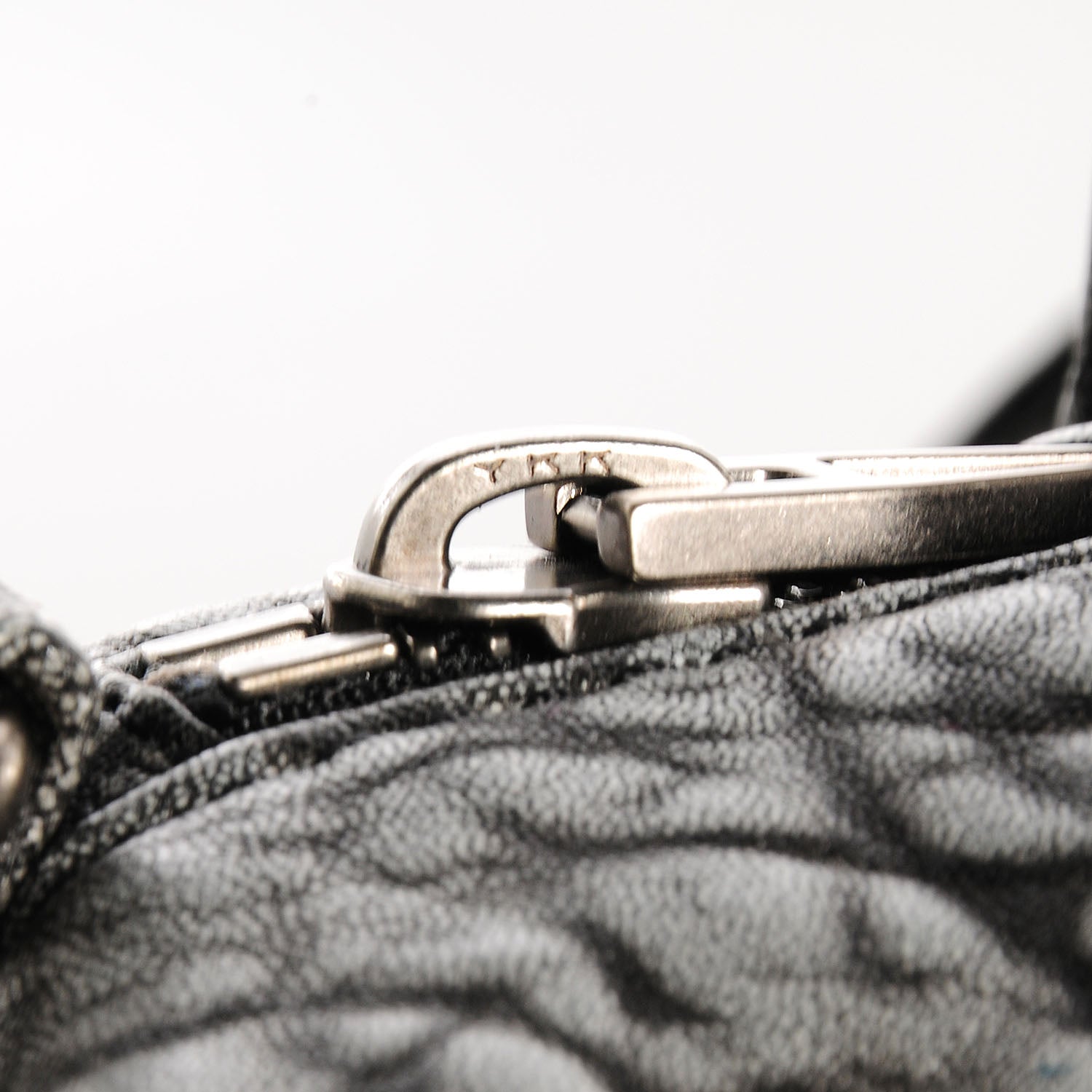 Alexander Wang Lambskin Rocco Dumbo Satchel Silver 7 of 8