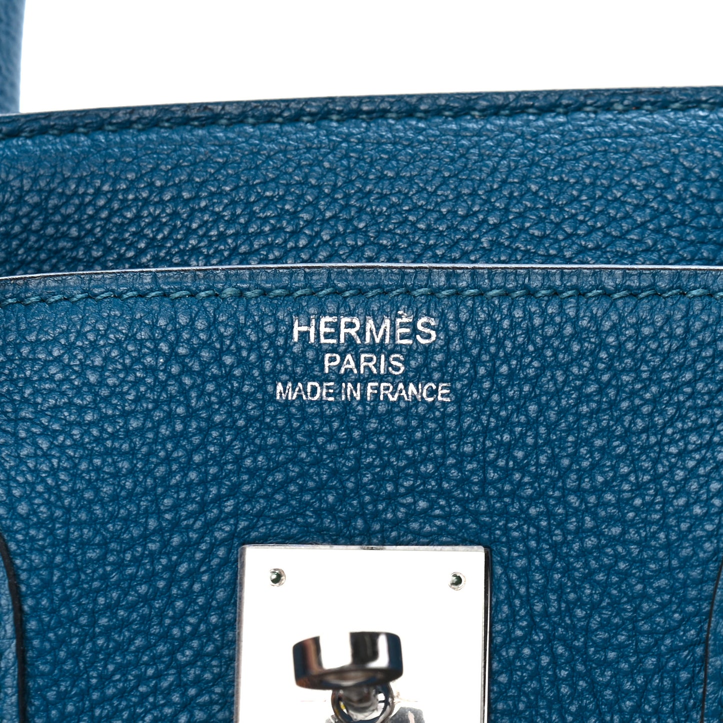 Togo Birkin 35 Bleu Izmir