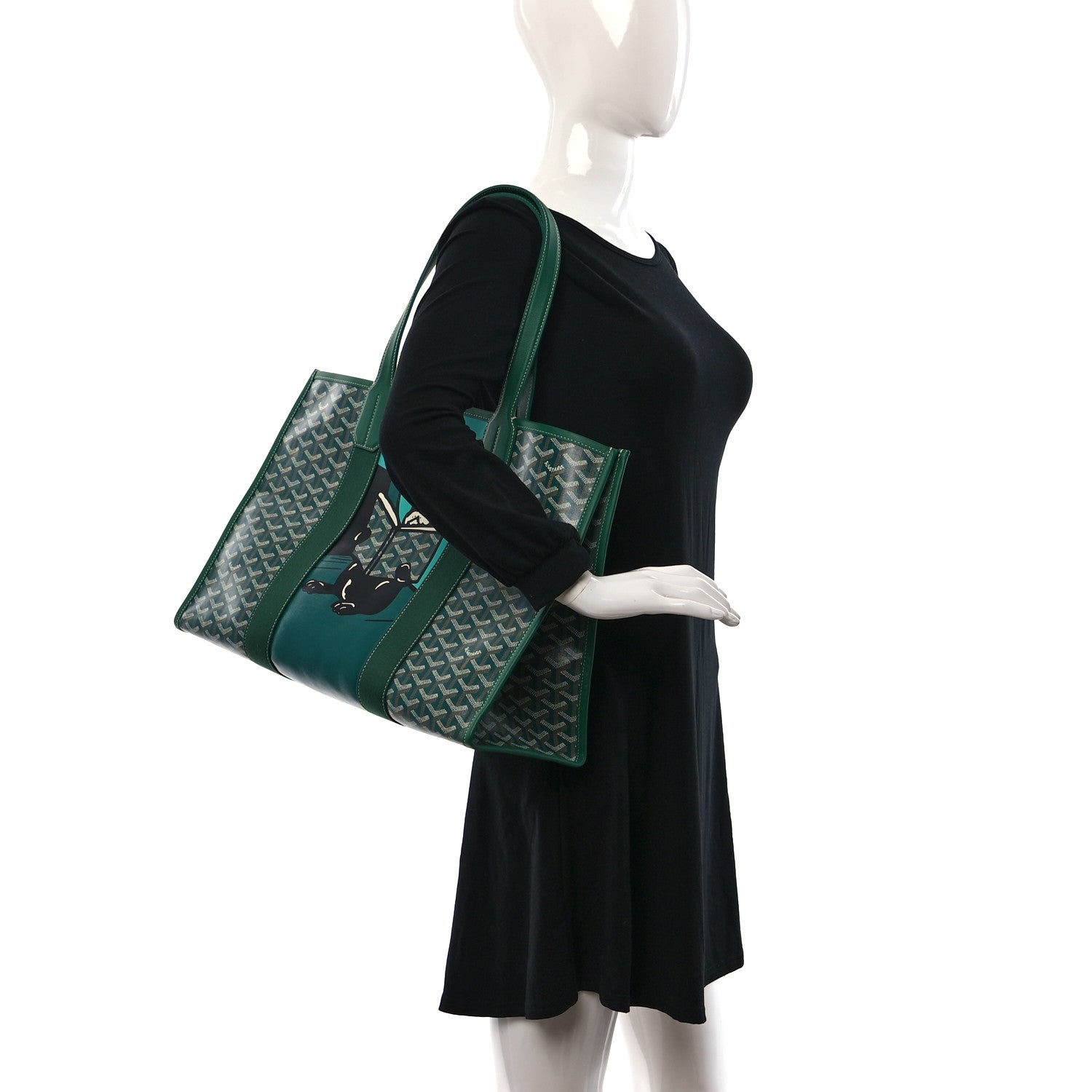 Goyard Goyardine Villette Tote Green Green 2 of 10