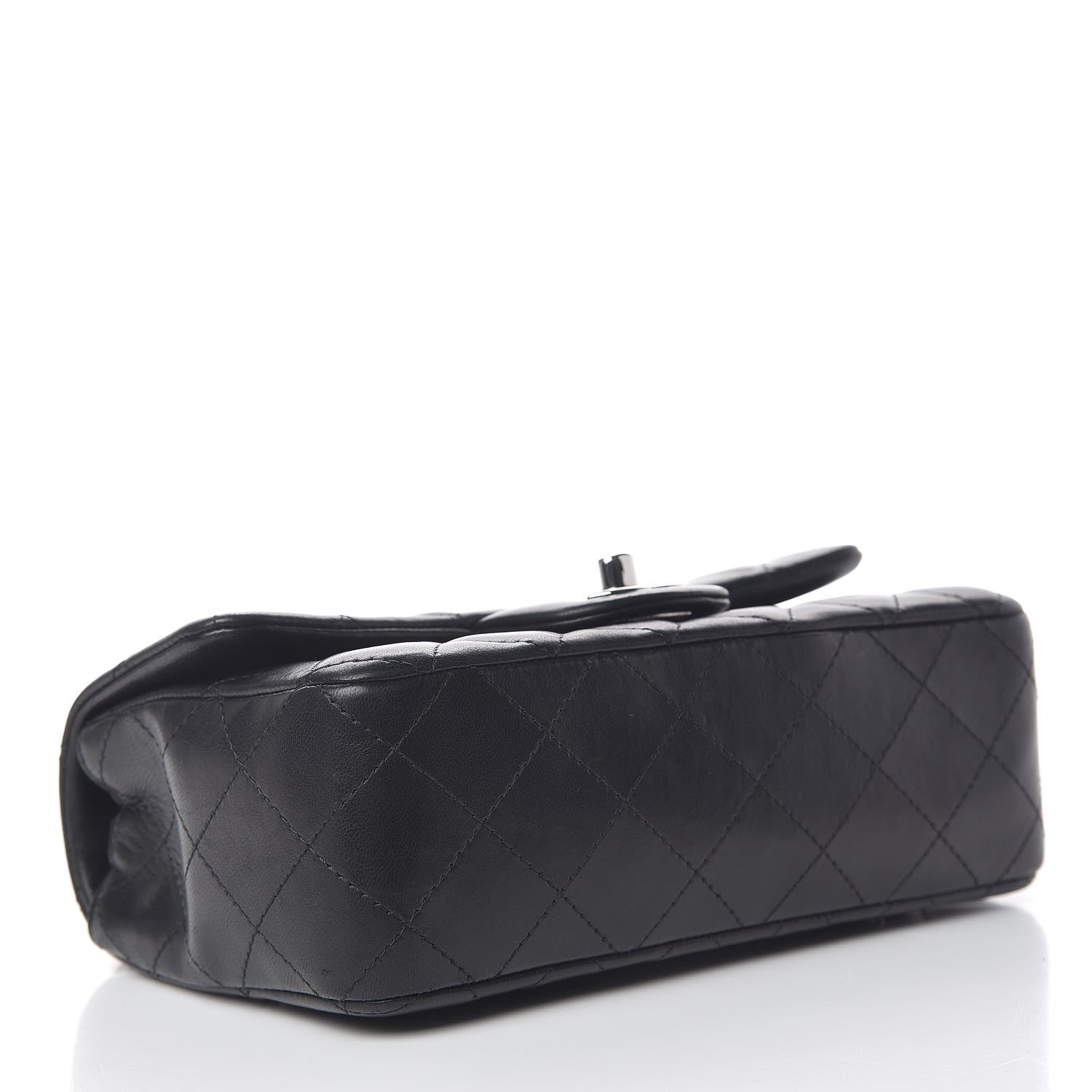 Chanel Lambskin Quilted Mini Rectangular Flap Black 4 of 17