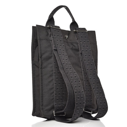 Hermes Canvas Herline Backpack Grey 3 of 7