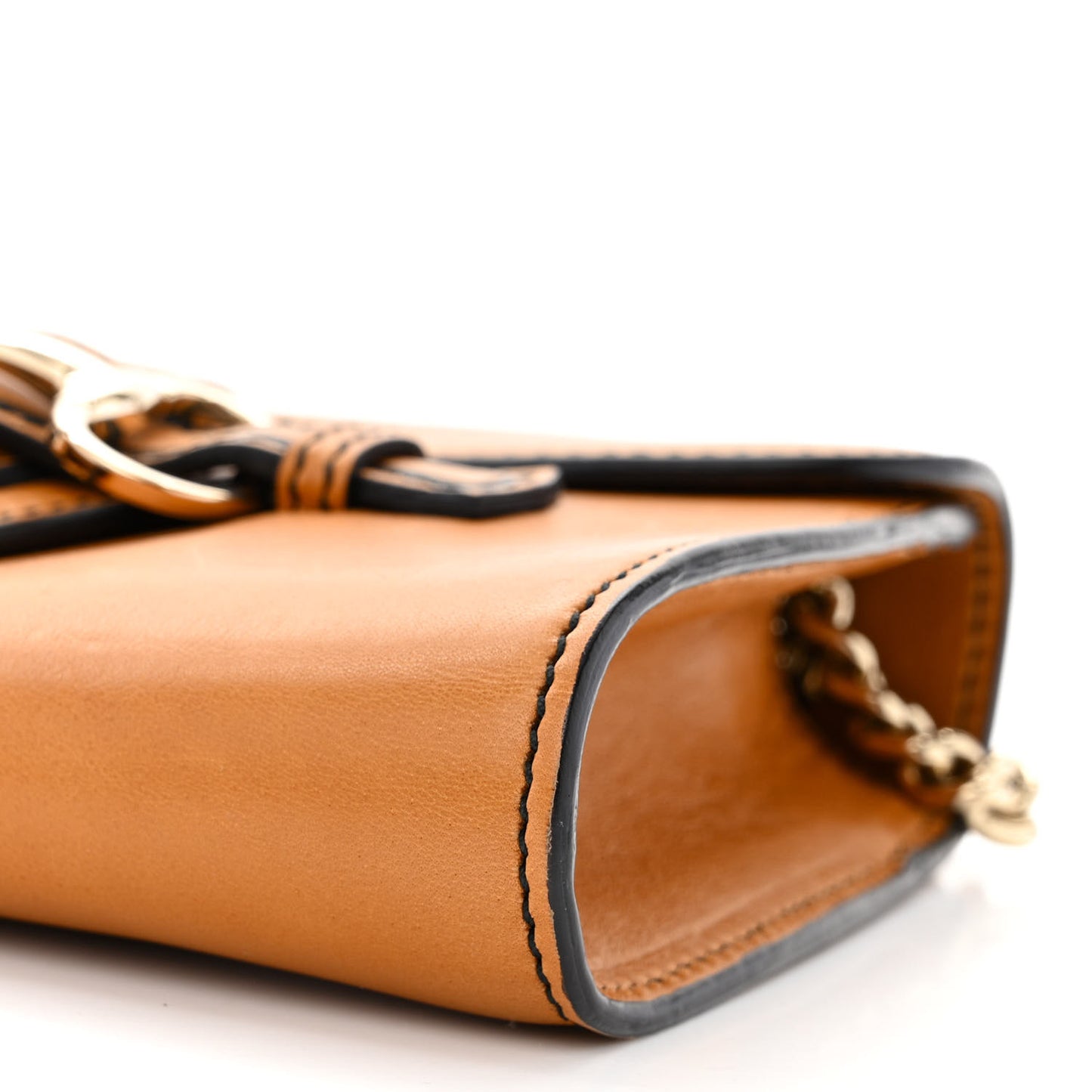 Saddle Soft Lux Small Emily Chain Shoulder Bag New Banana