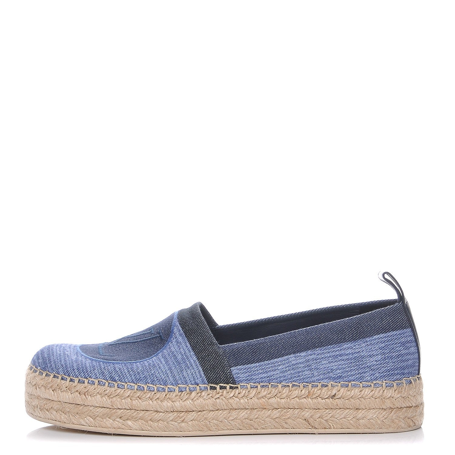 Louis Vuitton Canvas Blue Shore Espadrille Flats 40 Marine 1 of 9