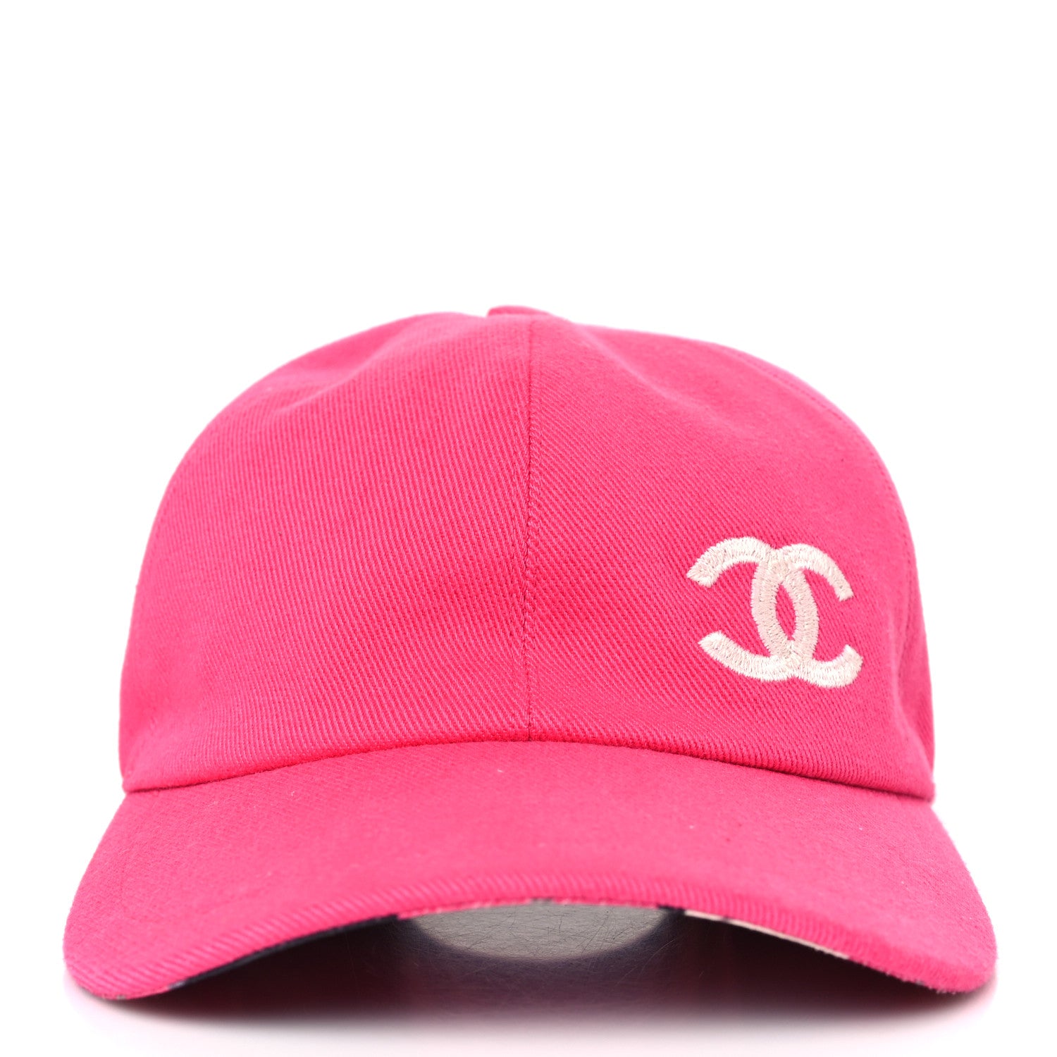 Chanel Cotton CC Cap Hat Fuchsia 2 of 7