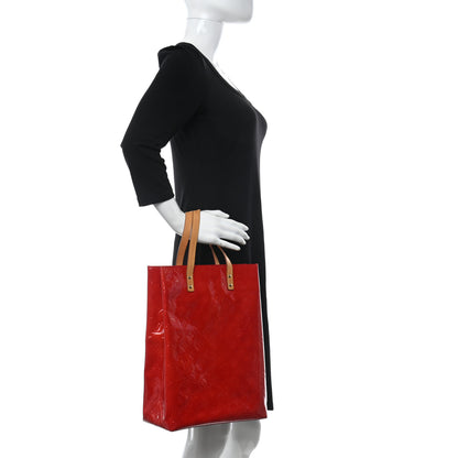 Louis Vuitton Vernis Catalina NS Rouge Red 2 of 14