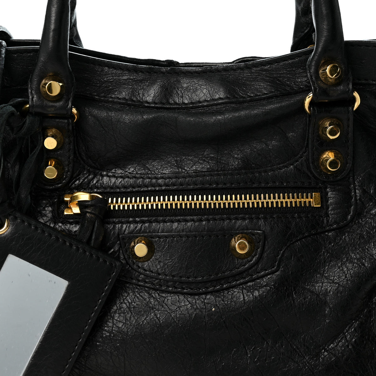 Balenciaga Agneau Classic Gold Hardware S City Black 9 of 12