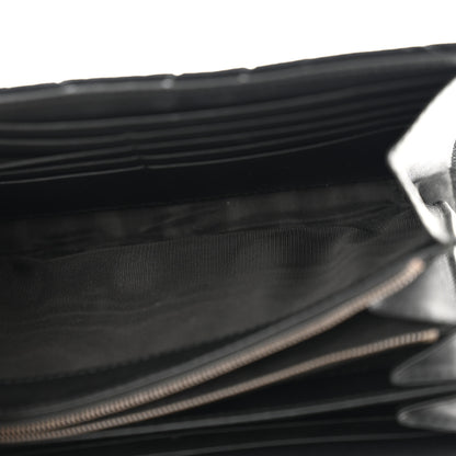 Gucci Velvet Matelasse GG Marmont Chain Wallet Black 5 of 12
