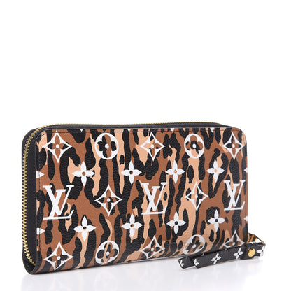 Louis Vuitton Monogram Giant Jungle Zippy Wallet Black 3 of 7