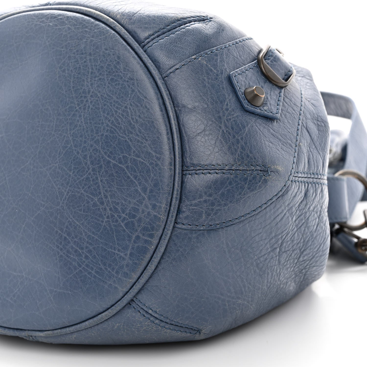 Balenciaga Agneau Classic Hardware Mini Pompon Bleu Persan 11 of 15