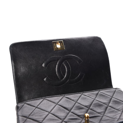 Chanel Lambskin Quilted Small Single Flap Bag Black 10 of 17