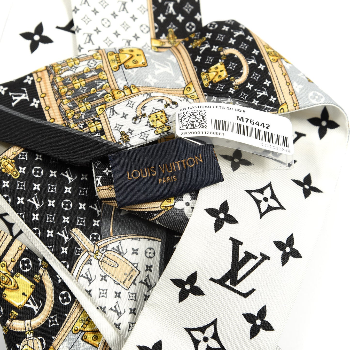 Silk Monogram Let's Go BB Bandeau Black