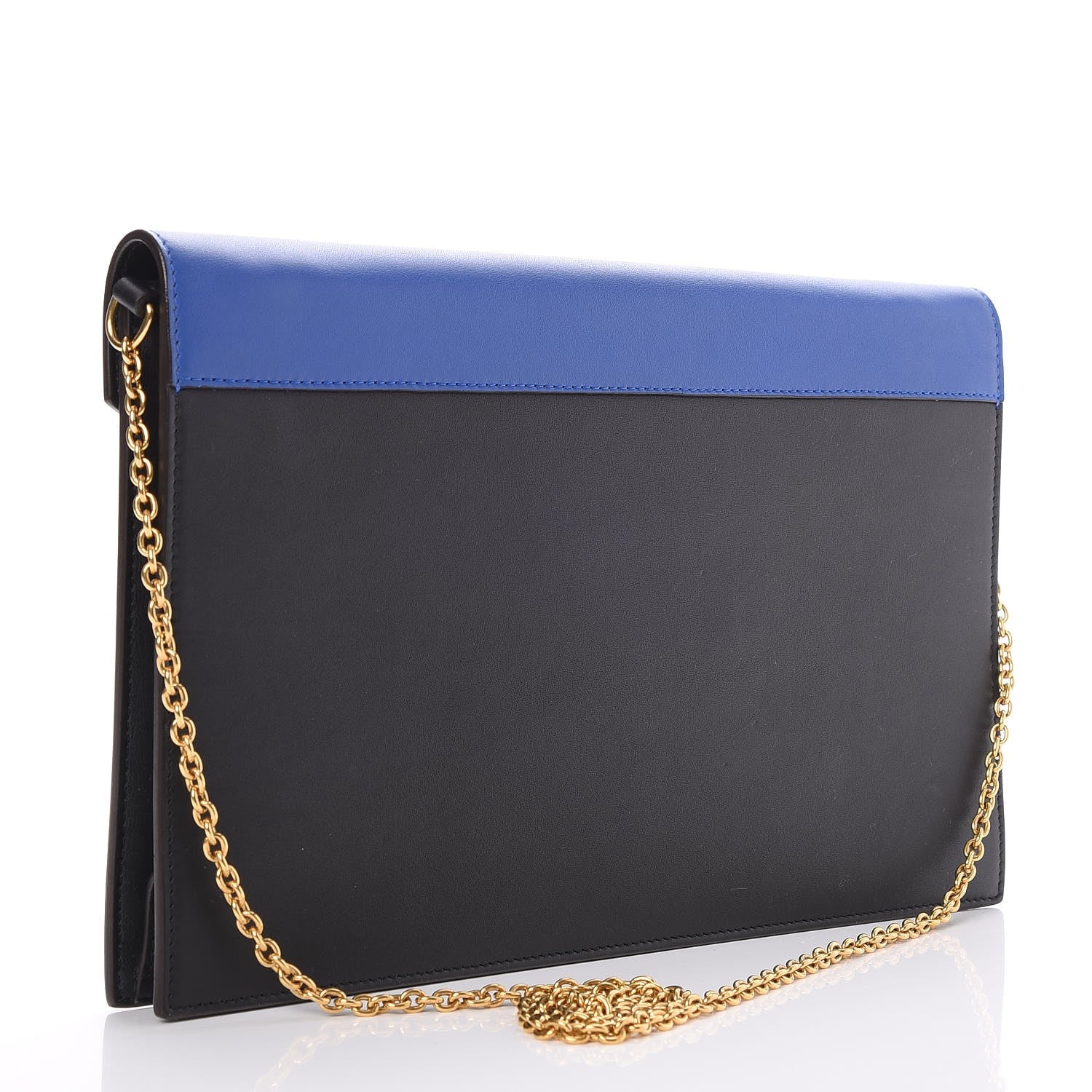 Celine Shiny Calfskin Clutch on a Chain Multicolor 3 of 7