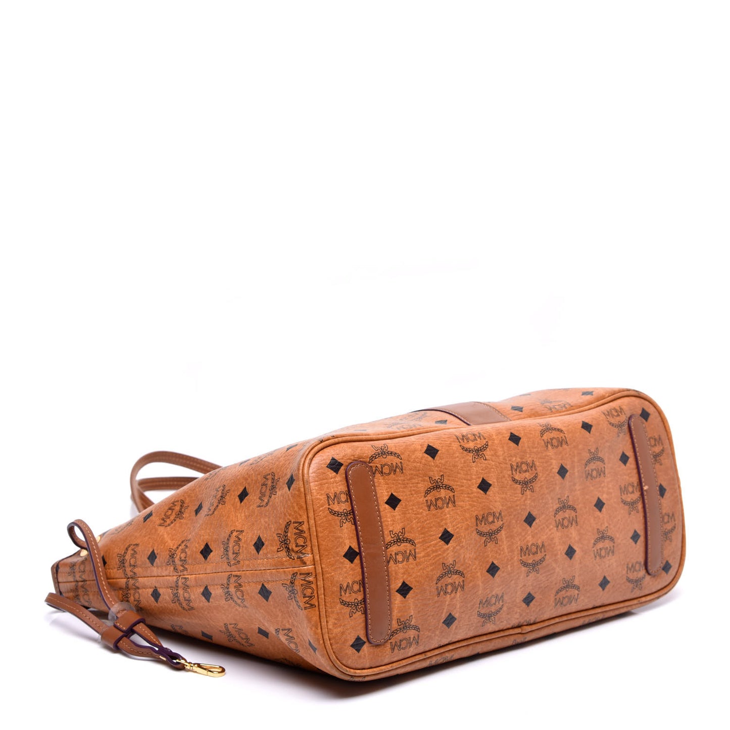 Visetos Medium Liz Reversible Shopper Tote Cognac