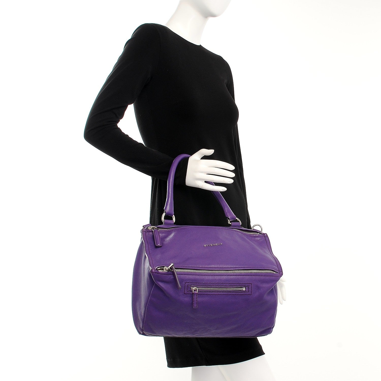 Givenchy Sugar Goatskin Medium Pandora Purple 3 of 12