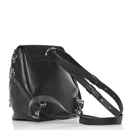 Chloe Suede Calfskin Small Faye Backpack Black 3 of 12