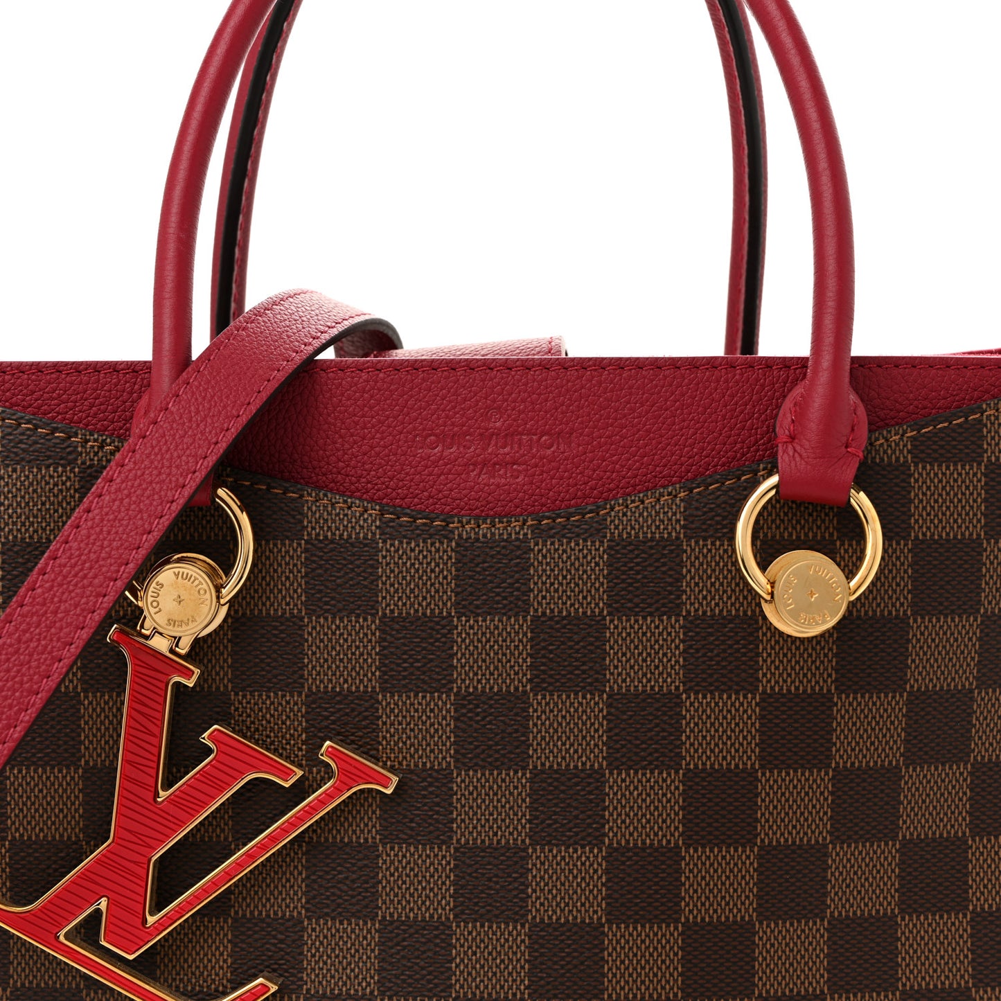 Damier Ebene LV Riverside Lie De Vin