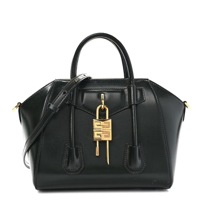 Givenchy Box Calfskin Lock Antigona Shoulder Bag Green Forest 1 of 9