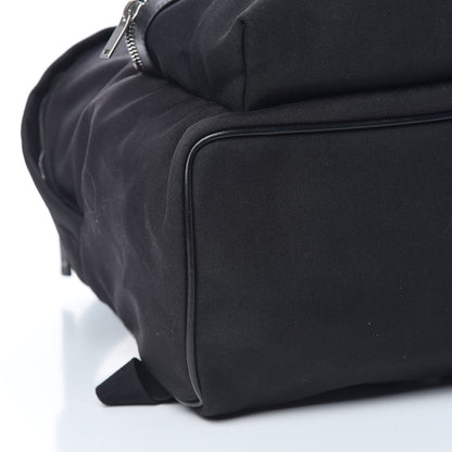 Saint Laurent Canvas City Backpack Black 6 of 11