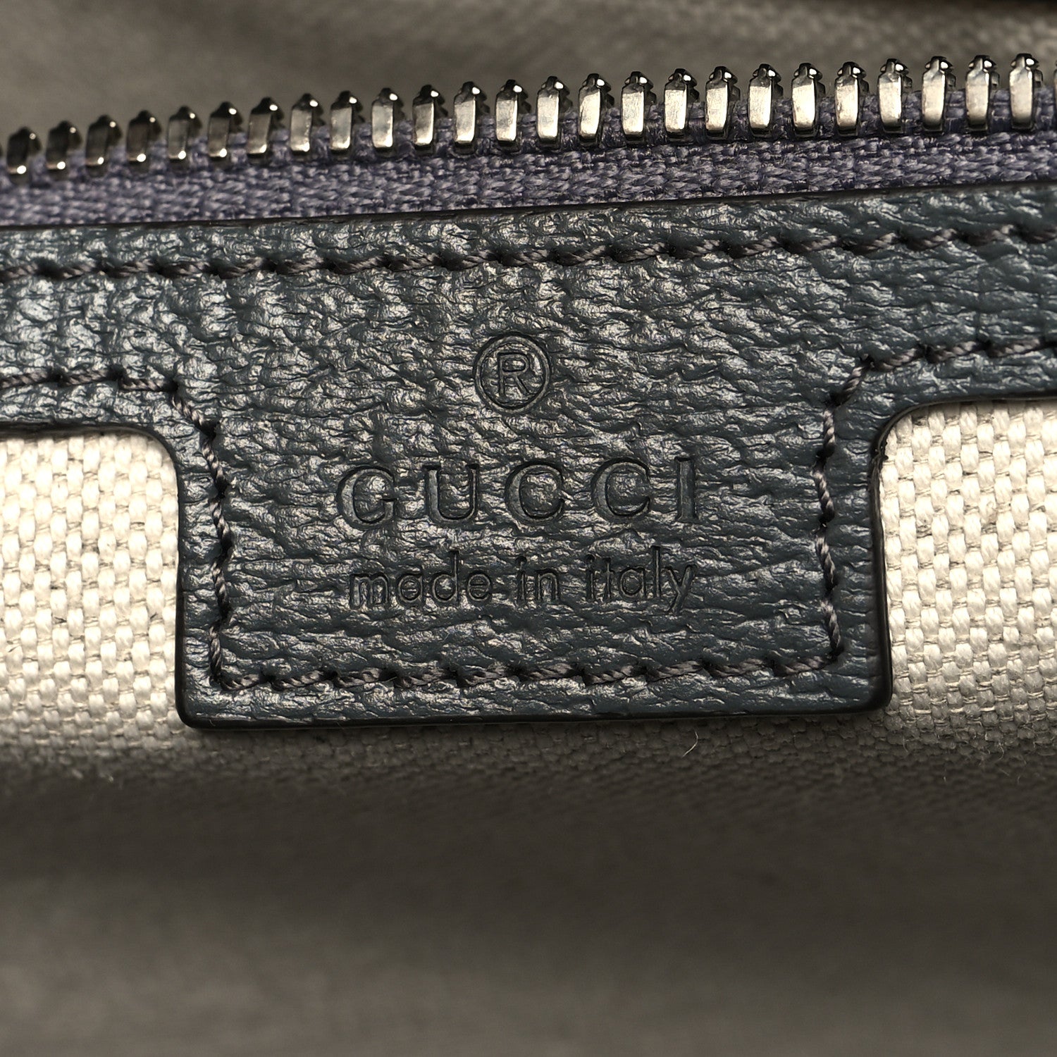 Gucci GG Supreme Monogram Textured Dollar Calfskin Large Ophidia Tote Bag Grey Black Graphite Grey 6 of 13