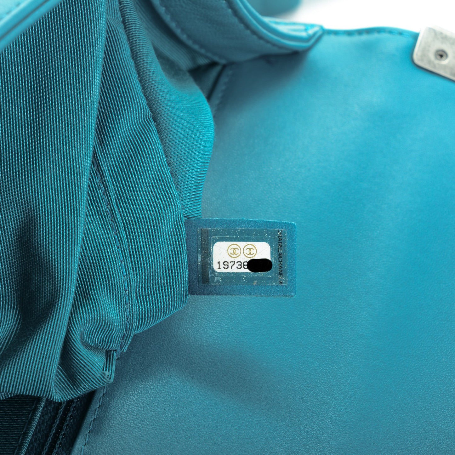 Lambskin Quilted New Medium Boy Flap Dark Turquoise