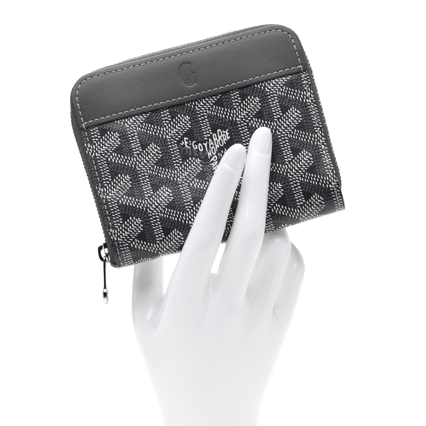 Goyardine Compact Wallet Grey