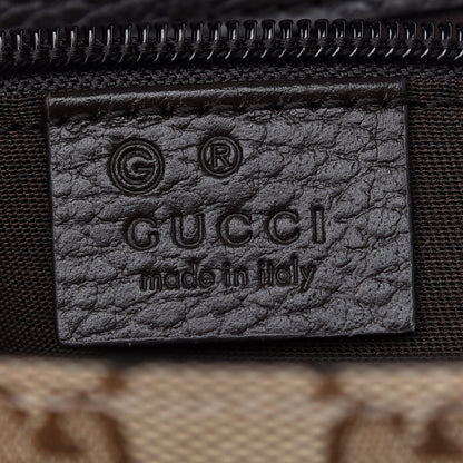 Gucci Monogram Flap Messenger Bag Beige Dark Brown 5 of 9