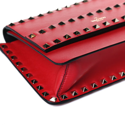 Valentino Garavani Vitello Rockstud Side Slip Crossbody Rouge Pur 12 of 20
