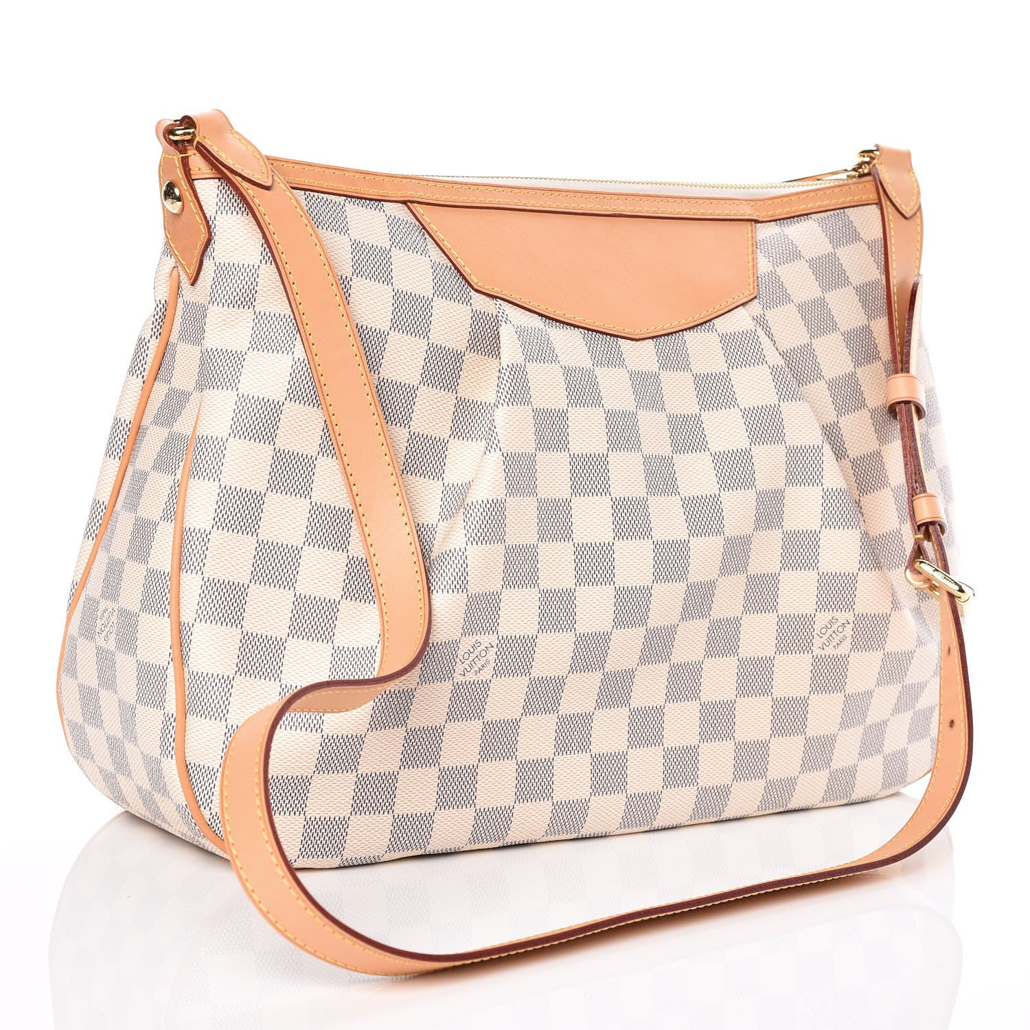 Louis Vuitton Damier Azur Siracusa MM 3 of 7