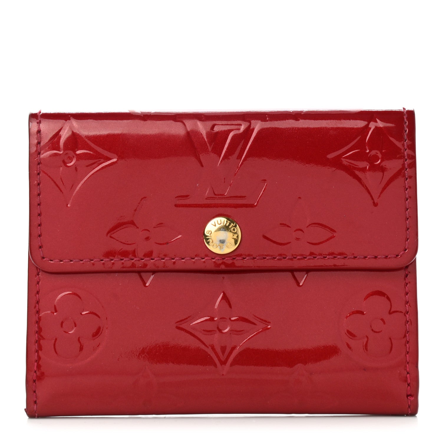 Louis Vuitton Vernis Elise Wallet Pomme D'Amour 2 of 14