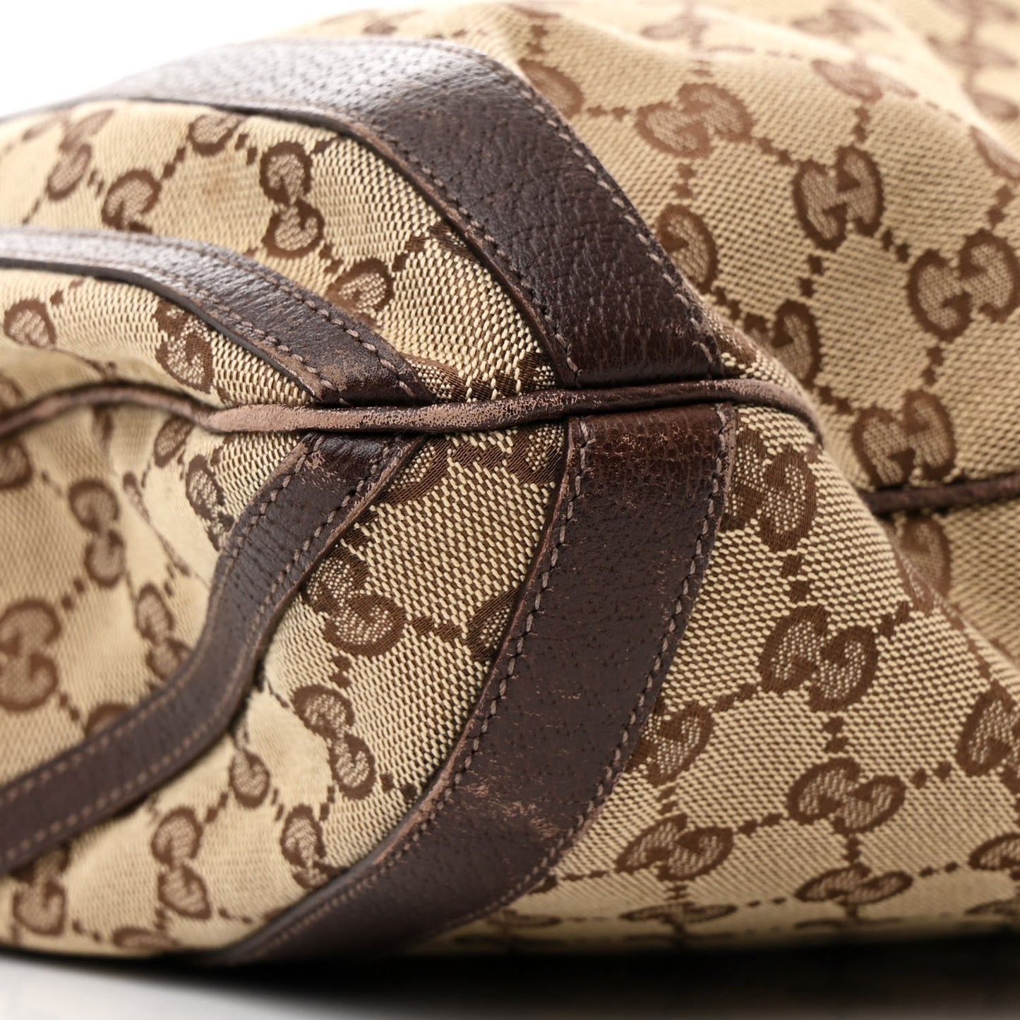 Monogram Medium Abbey Convertible Tote Dark Brown