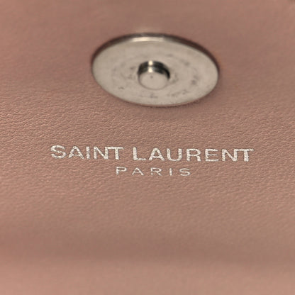 Saint Laurent Sheepskin Matelasse Monogram Classic Baby Chain Bag Pale Pink 6 of 10