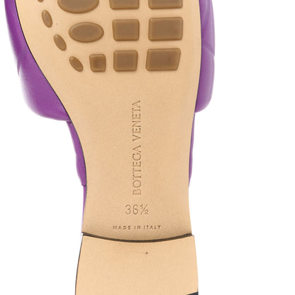 Bottega Veneta Nappa Quilted Rubber Lido Flat Sandals 36.5 Gumdrop 6 of 7