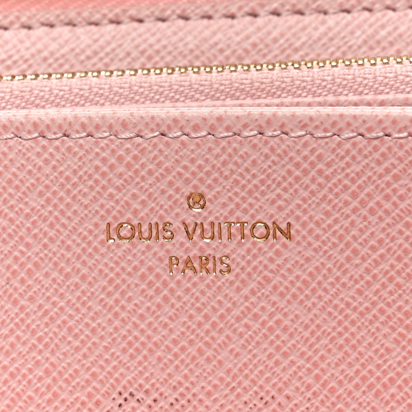 Damier Azur Zippy Wallet Rose Ballerine