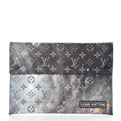 Louis Vuitton Monogram Galaxy Pochette Alpha Triple 3 of 9